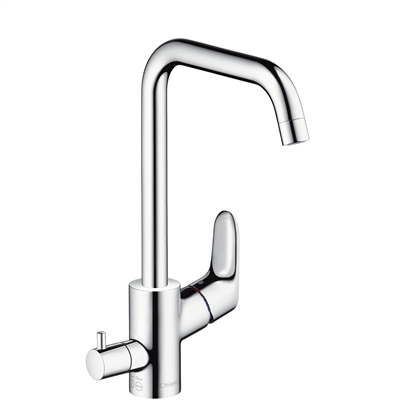 Hansgrohe Focus M41 1-grepps köksblandare, hög modell, svängbar pip